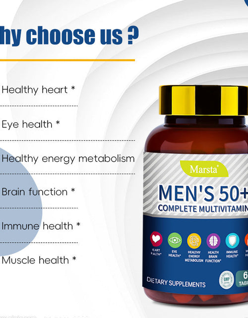Load image into Gallery viewer, Men's Health Products Men's Multivitamin Tablets MEN'S 50+Complete Multivitamin
