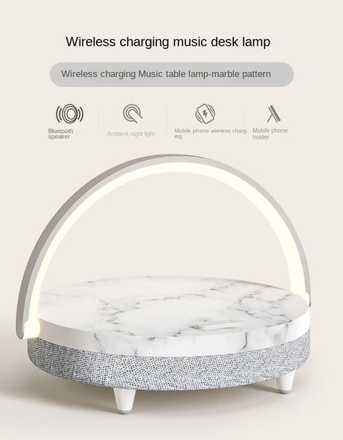 Load image into Gallery viewer, Living desk lamp, mobile phone, wireless charging, Bluetooth speaker, minimalist ins, bedside lamp
