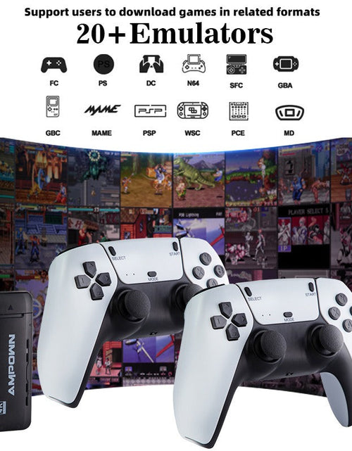 Load image into Gallery viewer, Wireless HD arcade PSP home TV game console U9 retro doubles mini game console
