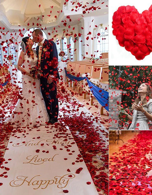 Load image into Gallery viewer, Wedding Party Accessories Artificial Flower Rose Petal Fake Petals Marriage Decoration For Valentine supplies
