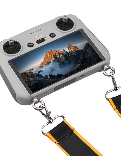 Load image into Gallery viewer, Neck strap with DJI RC remote control safety slogan (DJI Mini 3 Pro drone) Hanging accessories
