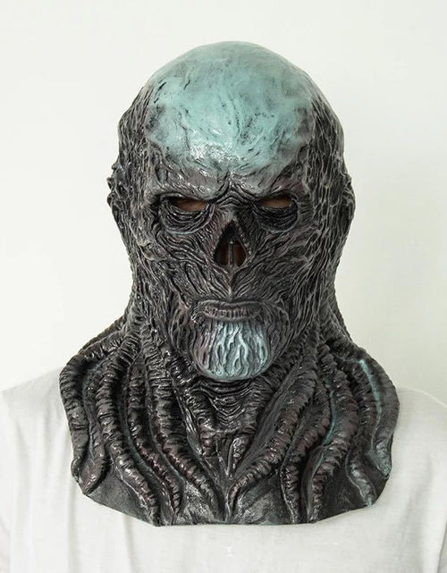 Load image into Gallery viewer, Strange Tale 4 Vecna Latex Mask Headgear Halloween Mask Terror Props
