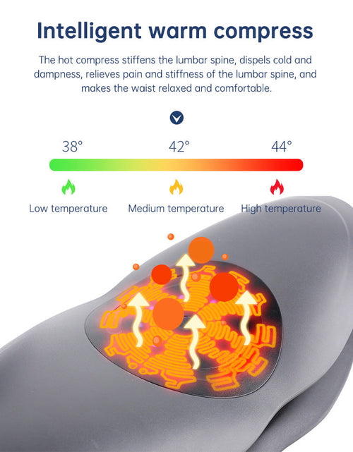 Load image into Gallery viewer, Waist Massager Lumbar Traction Inflatable Hot Compress Back Cervical Stretcher Massage Air Pressure Reduce Relief Pain
