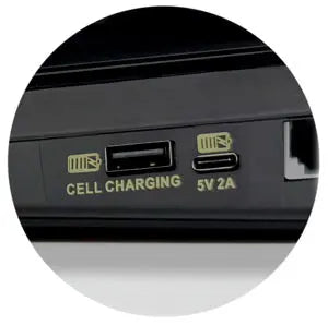 Load image into Gallery viewer, D520U Full-Featured Console Telephone with USB-A &amp; USB-C Charging Ports
