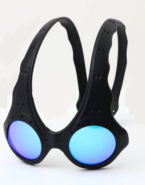 Load image into Gallery viewer, Unisex Over - The - Top Sunglasses. Ideal for outdoor cycling and sports. Fashionable retro - style metal - framed glasses.
