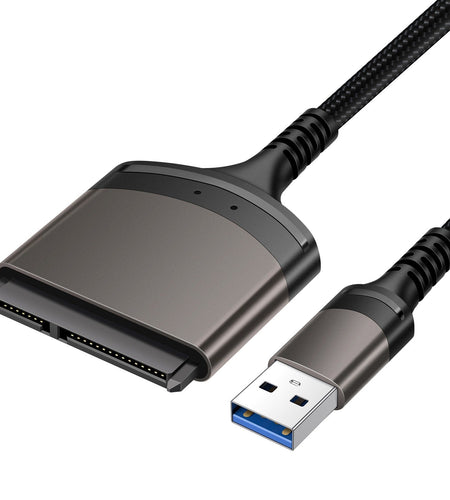 USB 3.0 to SATA Easy Drive Cable Serial Hard Disk 2.5-inch Mobile Hard Disk Adapter Cable USB Aluminum Alloy Shell