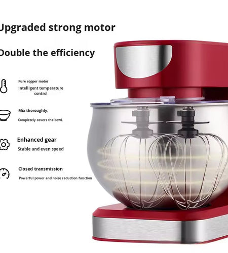 400W Stand Mixer, Multifunctional Kitchen Machine – Automatic Dough Kneader & Electric Egg Beater for Home Use