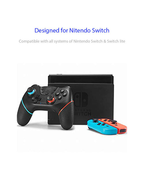 Load image into Gallery viewer, Switch Bluetooth wireless game controller PC controller with screenshot six axis gyroscope accelerator supporting wake-up
