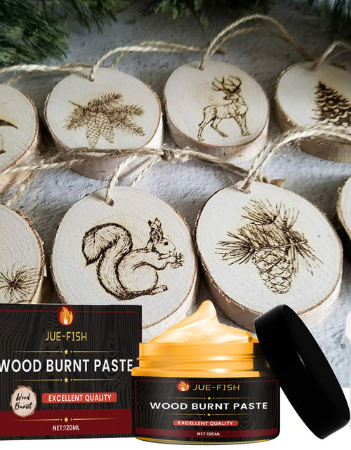 Load image into Gallery viewer, Wood Burning Paste, Camping Outdoor Wood Cloth Combustion DIY Pyrography Wood Burning Paste
