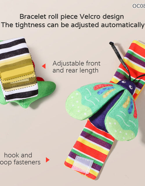 Load image into Gallery viewer, Baby Toys 0-1 Year Old Newborns Wrist Ringing Socks Comfort Set Baby Gift
