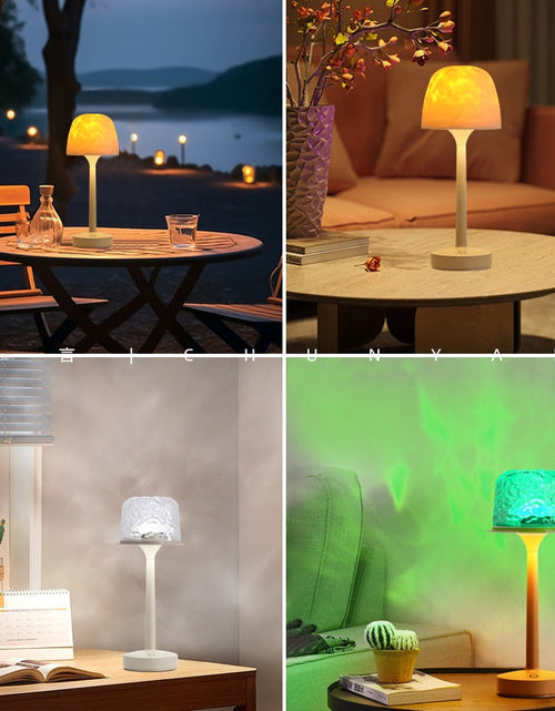 Load image into Gallery viewer, Chunyan High-Base Ripple Atmosphere Table Lamp, Romantic Mood Gift, Projector Remote Control Night Light, Couple Gift
