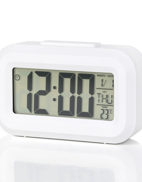 Load image into Gallery viewer, Household Digital LED Alarm Clock – Battery-Powered, Multi-Functional for Bedroom Bedside &amp; Room Table, Ideal Home Decor

