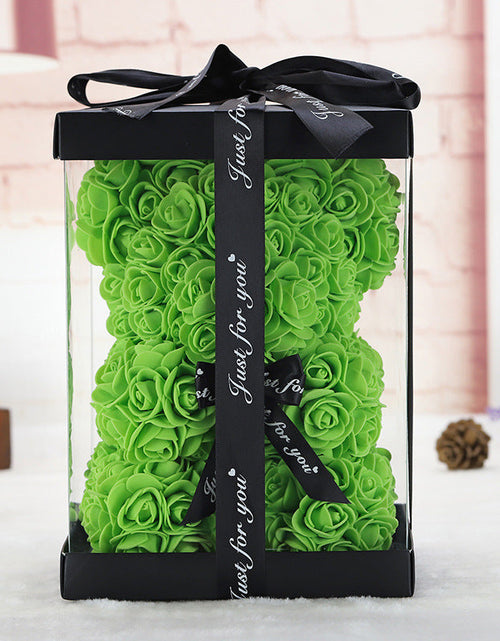 Load image into Gallery viewer, Mother's Day Gift 25cm Foam Flower Bear PE Rose Flower Bear PVC Gift Box Valentine's Day Cross-border Bestseller
