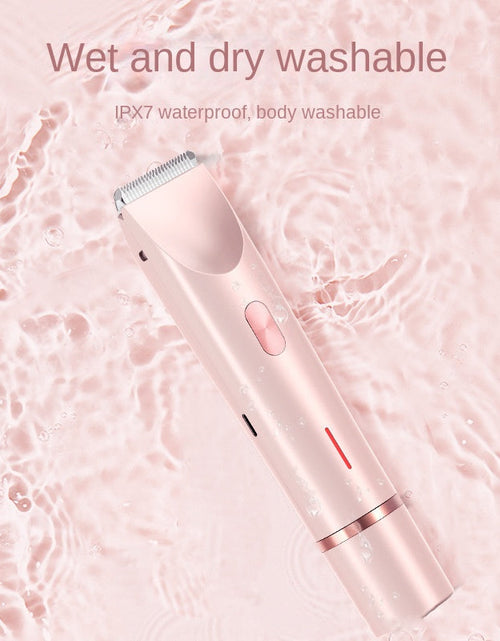 Load image into Gallery viewer, Double headed shaver new electric hair removal device women's private pubic hair removal device
