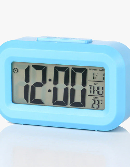 Load image into Gallery viewer, Household Digital LED Alarm Clock – Battery-Powered, Multi-Functional for Bedroom Bedside &amp; Room Table, Ideal Home Decor
