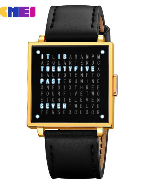 Load image into Gallery viewer, LED steel strip electronic leisure waterproof watch
