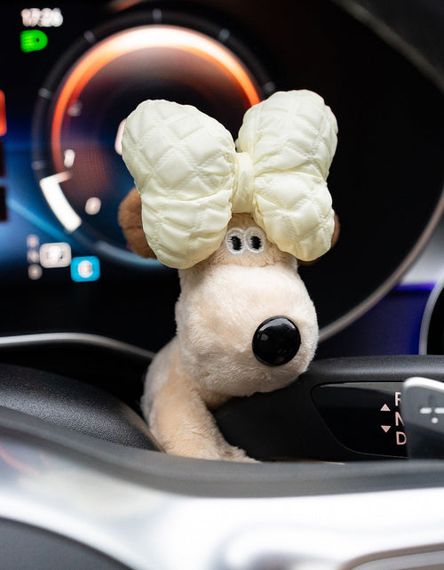 Load image into Gallery viewer, Car small ornaments cute head dog plush doll sentimental car interior decoration supplies
