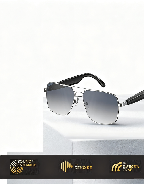 Load image into Gallery viewer, HY-C8 AI Intelligent Translation Wireless Bluetooth Glasses Earphones 75 Language Conference Simultaneous Interpretation
