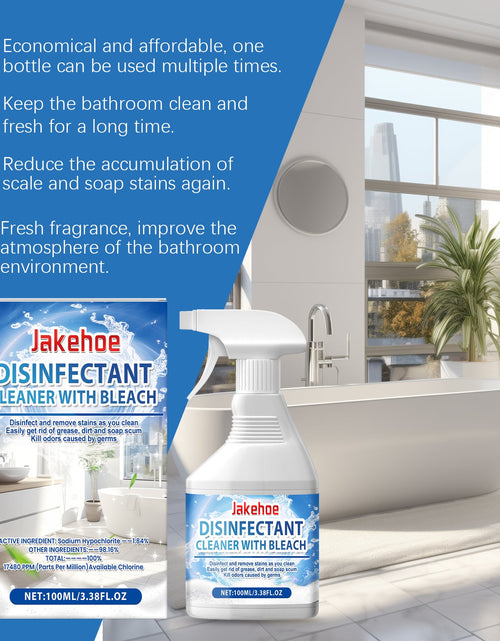 Load image into Gallery viewer, Jakehoe Bathroom Cleaning Spray Bathroom Stain Scale Cleaning Bathtub Cleaning Multi-Purpose Cleaner
