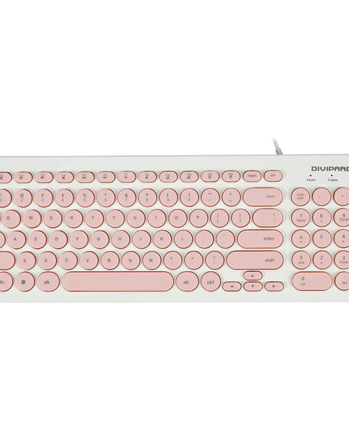Load image into Gallery viewer, D520 Silent Wired Esports Keyboard USB Ultra Thin 104 Key Business Office Retro Punk Computer Gaming Keyboard
