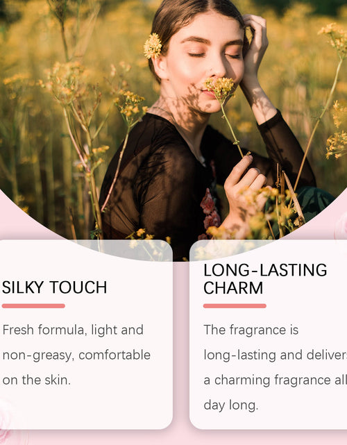 Load image into Gallery viewer, Roxelis Peony Fragrance For Women, Lasting Light Fragrance Fresh Floral Peony Charm Rose Fragrance Perfume
