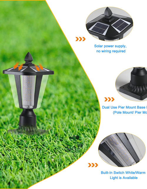Load image into Gallery viewer, Solar Column Headlights With Dimmable LED
