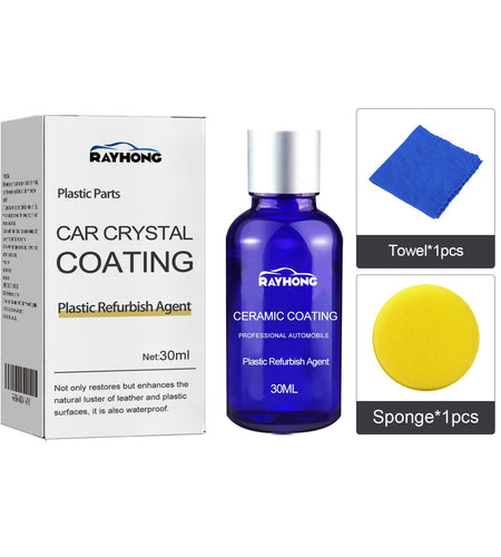 Automotive Plastic Refurbishment Coated Crystal Liquid, Instrument Panel Interior Clean Decontamination Anti-dust Refurbishment Bright Coating Liquid