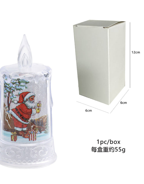 Load image into Gallery viewer, Christmas led electronic candle light Christmas snowman elk decoration luminous night light atmosphere light ornaments
