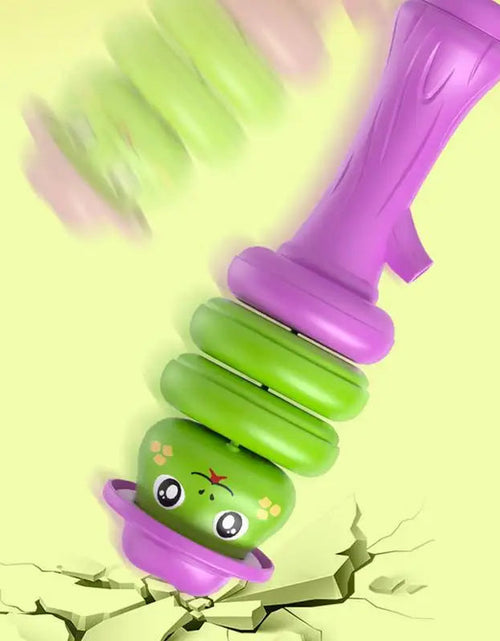 Load image into Gallery viewer, Cartoon Snake-Shaped Whistle Twisting Snake Rotating Duck Dragon Decompression Swinging Force Control Balance Toy
