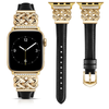 Black Leather + Gold Buckle