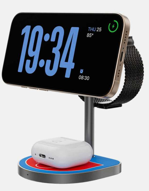Load image into Gallery viewer, KUXIU X85 3-in-1 Basketball Magnetic Wireless Charger Compatible with Apple Family Bucket, Giving Boyfriend a Good Item
