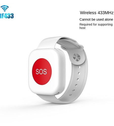 Wireless 433 Home Emergency Call Button Elderly Wear Watch style SOS Call Bracelet