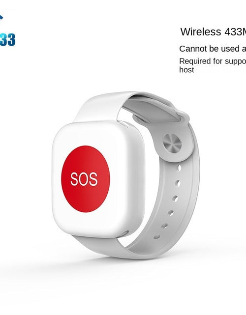 Load image into Gallery viewer, Wireless 433 Home Emergency Call Button Elderly Wear Watch style SOS Call Bracelet
