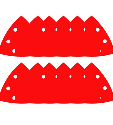 Diablo DCT334ASTH12G 3-3/4 in. Oscillating Detail Triangle Sanding Sheet Assorted Pk