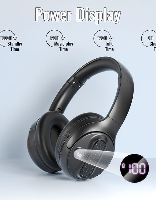 Load image into Gallery viewer, Head mounted Bluetooth earphones with portable power bank wireless earphones Type-C interface foldable card insertion
