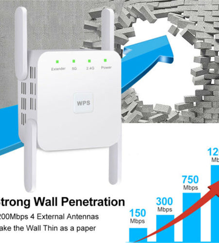 AC1200M dual band repeater wireless signal amplifier 5G high-power extender wifi repeater