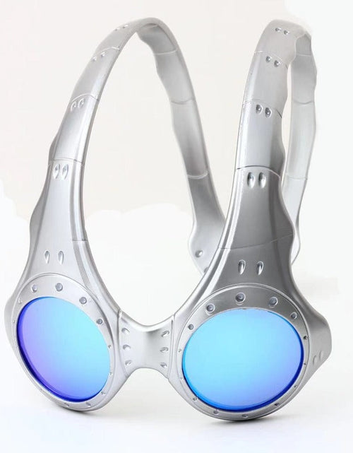 Load image into Gallery viewer, Unisex Over - The - Top Sunglasses. Ideal for outdoor cycling and sports. Fashionable retro - style metal - framed glasses.
