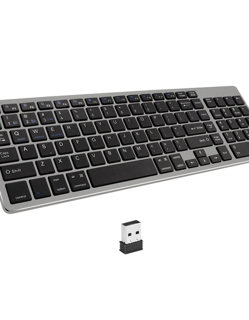 Load image into Gallery viewer, Charging Bluetooth the third mock examination wireless keyboard two zone digital mouse set for iPad game mute office
