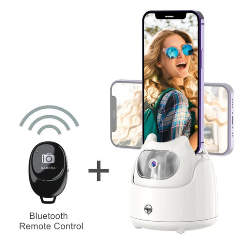 Load image into Gallery viewer, 360° Rotation Automatic Face Tracking Gimbal Mobile Phone Holder APP-Free AI Face Recognition Phone Tripod for Live Vlog Video
