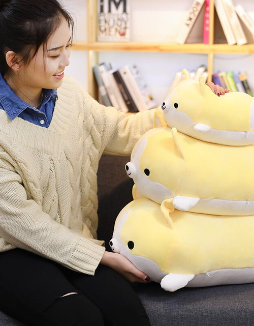 Load image into Gallery viewer, 30/45/60cm Cute Corgi Dog Plush Toy Stuffed Soft Animal Cartoon Pillow Lovely Christmas Gift for Kids Kawaii Valentine Present
