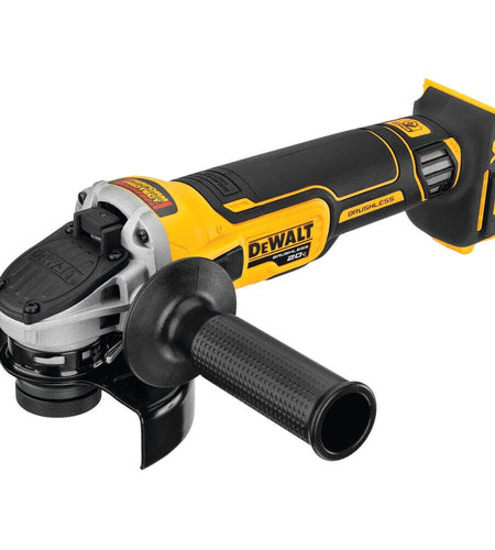 DEWALT DCG405B 20V MAX* XR® 4.5 in Slide Switch Small Angle Grinder With Kickback Brake (Tool Only)