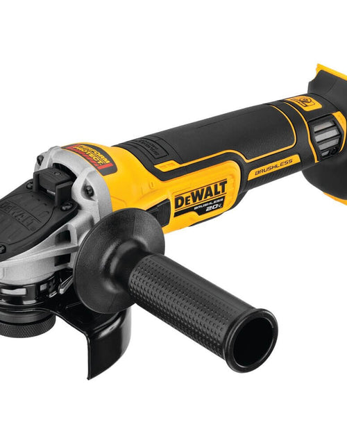 Load image into Gallery viewer, DEWALT DCG405B 20V MAX* XR® 4.5 in Slide Switch Small Angle Grinder With Kickback Brake (Tool Only)
