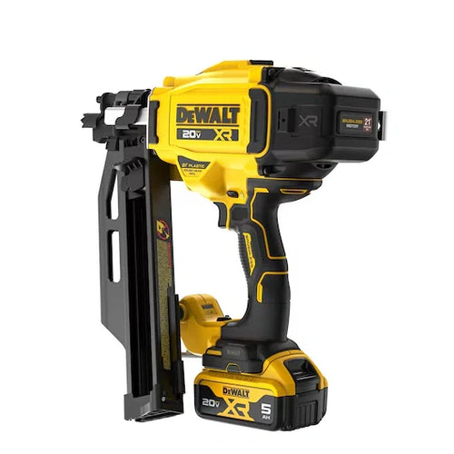 Load image into Gallery viewer, DEWALT DCN920P1 20V MAX* Brushless Cordless 21° Plastic Framing Nailer Kit
