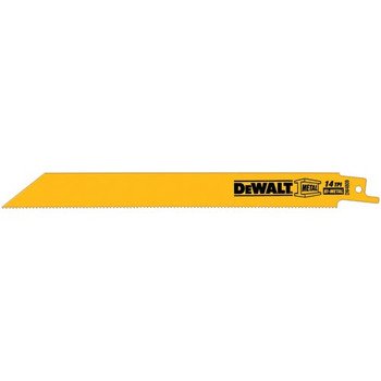 Load image into Gallery viewer, DEWALT DW4809 9" 14 TPI Straight Back Bi-Metal Reciprocating Blade (5 Pk)
