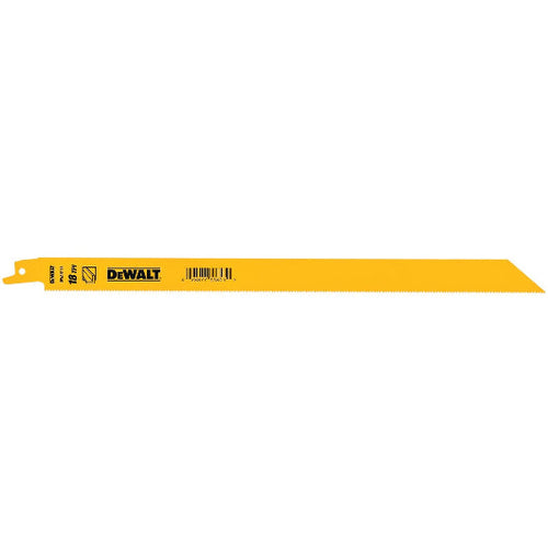 Load image into Gallery viewer, DEWALT DW4822 12 in. 18 TPI Straight Back Bi-Metal Reciprocating Blade (5 Pk)
