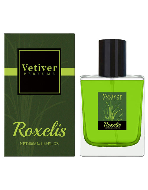 Load image into Gallery viewer, Roxelis Vetiver Fresh Perfume Exudes Charm Natural Fresh Elegant Fragrance Stay Fragrance Everyday Portable Fragrance Perfume
