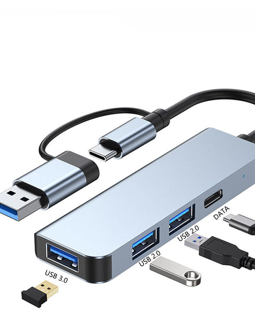 Load image into Gallery viewer, Type-C4-in-1 docking station 3.0USB laptop MacBook hub splitter
