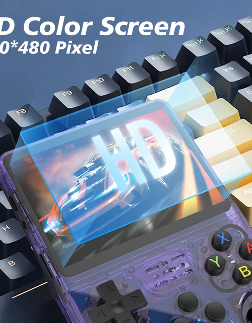 Load image into Gallery viewer, R36S Portable Handheld Retro Arcade Joystick All-in-One Open-Source Gaming Console
