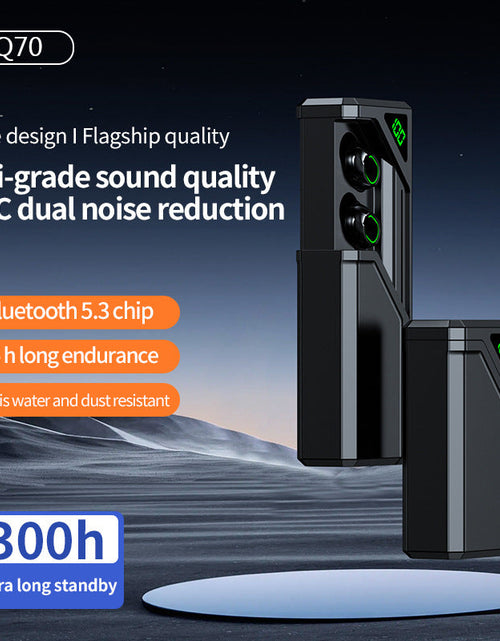 Load image into Gallery viewer, BQ70 wireless Bluetooth earphones with in ear digital display, long battery life, Bluetooth 5.3 hot selling pull-out compartment, high frequency

