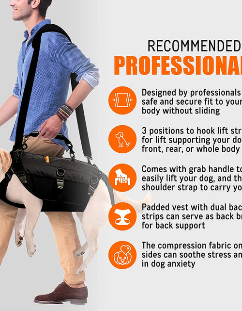 Load image into Gallery viewer, [LIFETIME WARRANTY!] NeoAlly 5-in-1 Sturdy Dog Lift Harness Full Body Support
